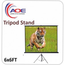 Tripod Screen Matte White 6x6FT